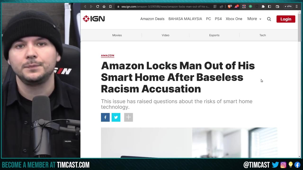 Amazon Locks Man's Smart Home Down After Delivery Driver Said His Ring Doorbell Was Racist