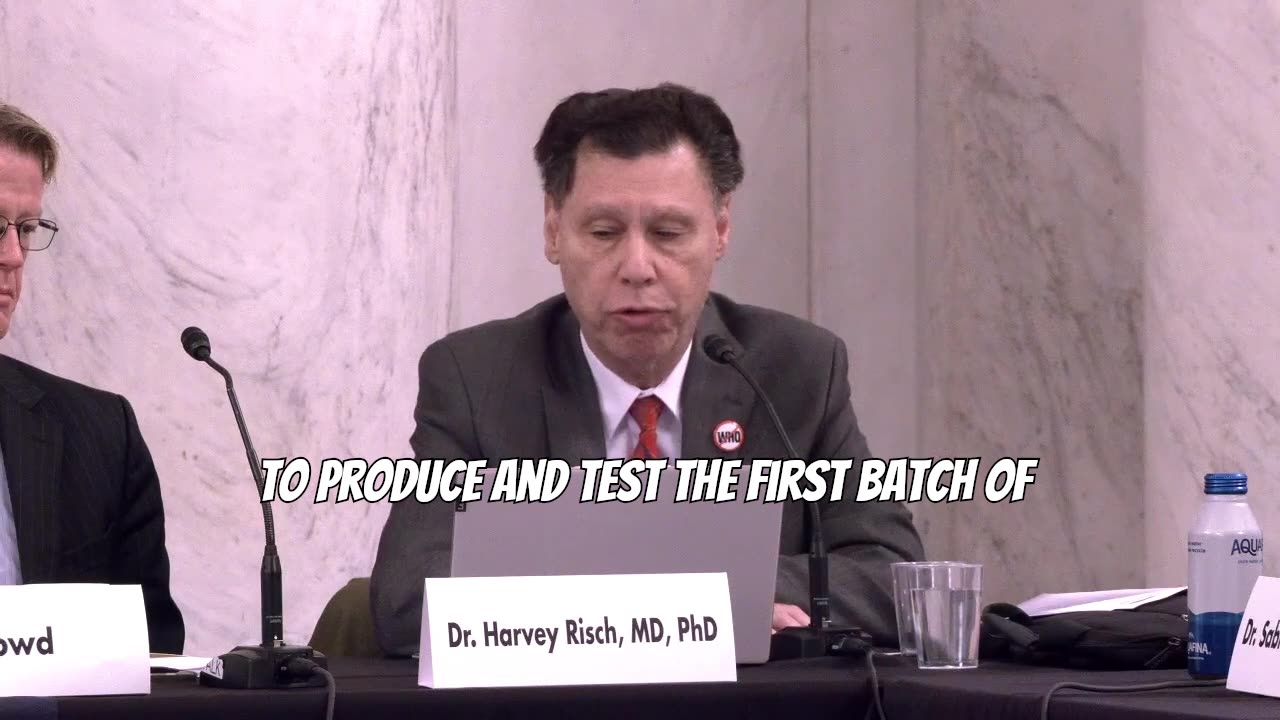 Powerful testimony by legendary epidemiologist dr. Harvey Risch