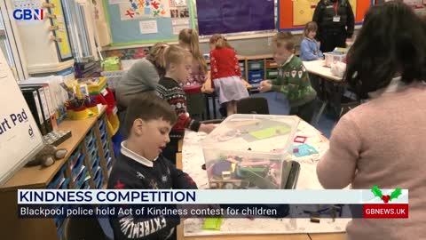 Blackpool Police hold act of kindness competition Sophie Reaper reports