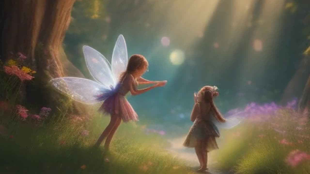 Fairies playing in fairyland.mp4