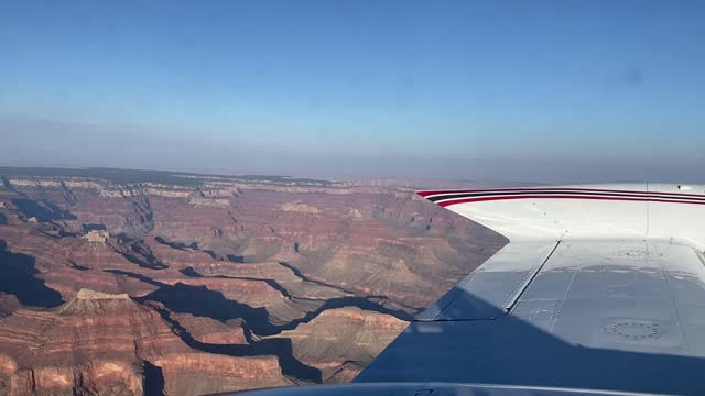 Cessna 310 Over The Grand Canyon