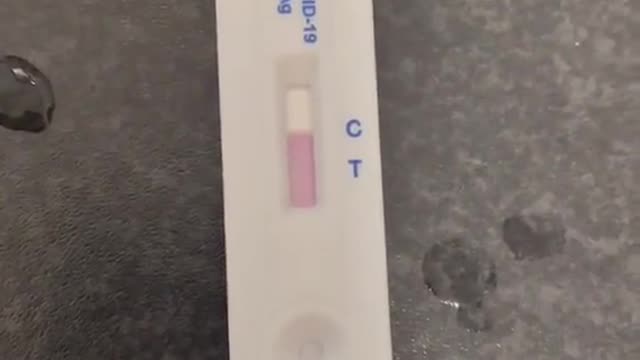 Even tap water tests positive for covid using a rapid antigen test 😳