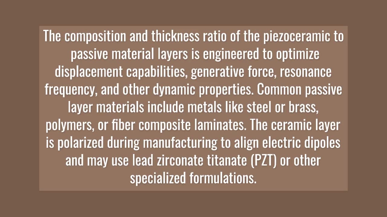 Boost Displacement and Simplify Design with Piezo Ceramic Unimorphs