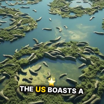 The 3 counties with the most crocodiles