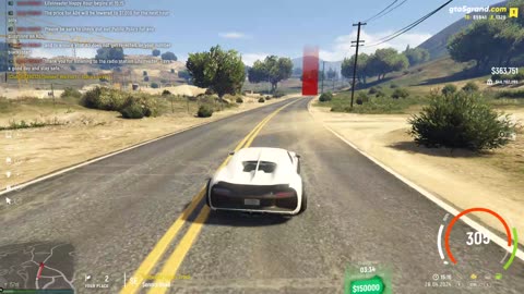 GTA V - Grand RP EN1 - Bugatti Chiron - Corrida de Rua de 28/04/2024 - 15:15 - Sargento Rodrigues