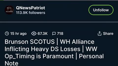 SGAnon: Q News Patriot: episode 34 (part1) deep state, military