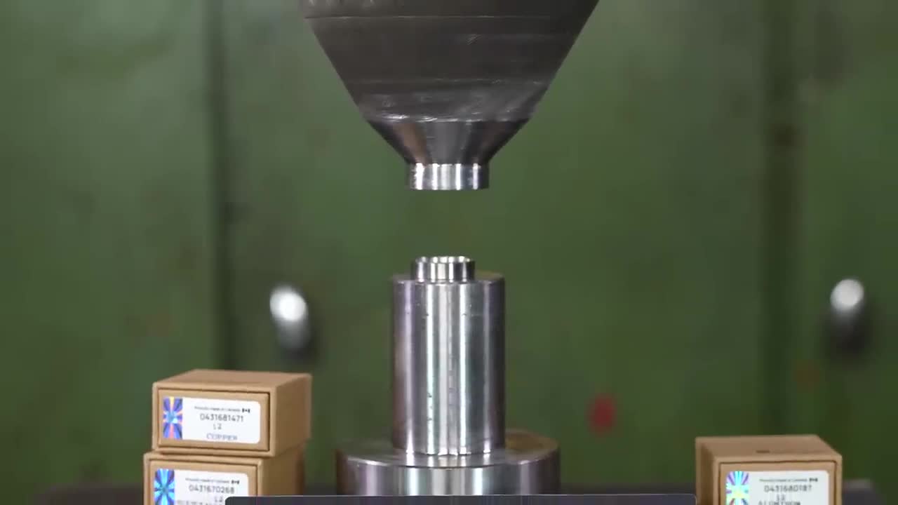 How Strong Is Tungsten Ring? Hydraulic Press Test!6