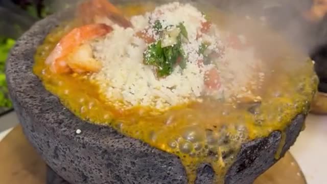 This would be a small molcajete where I use to work