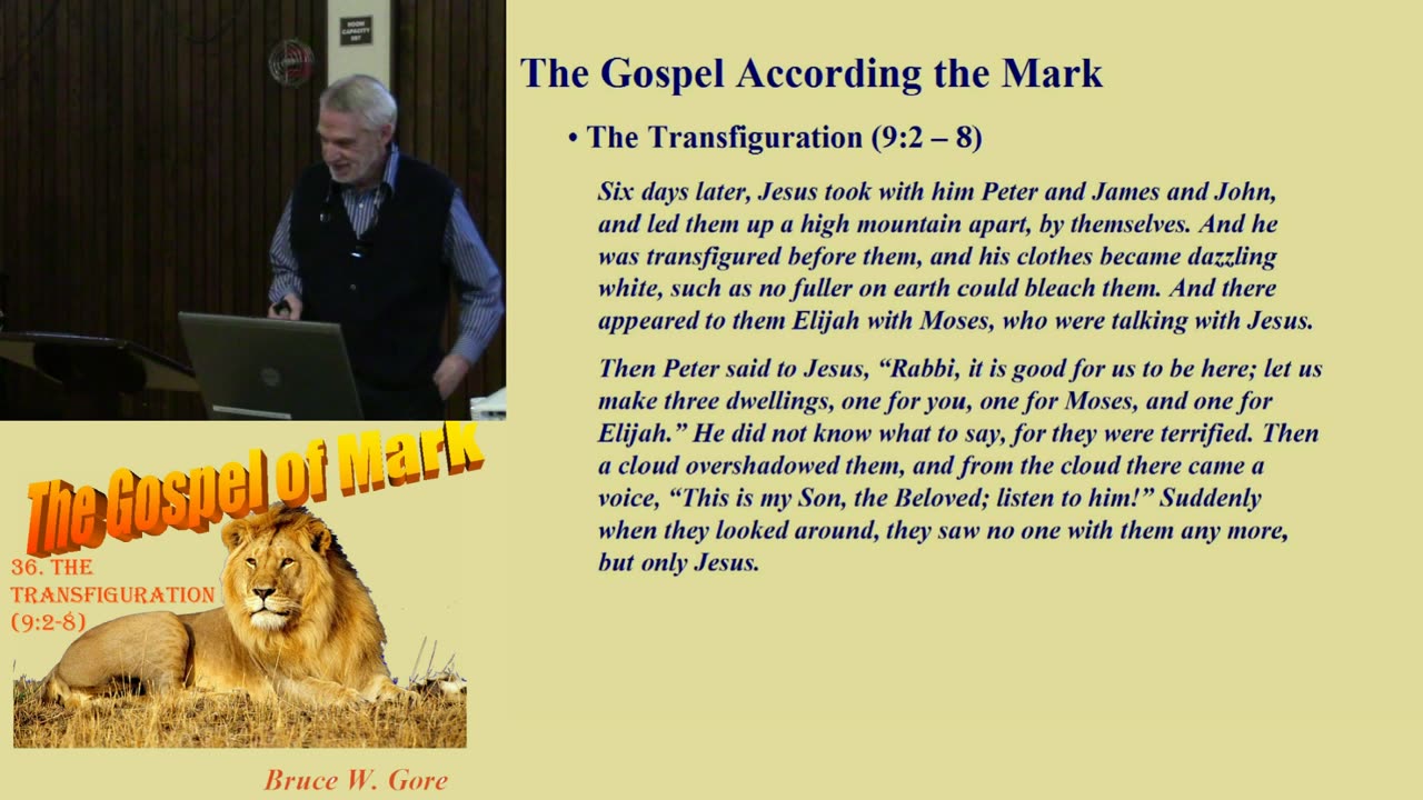 36. The Transfiguration (9:2-8)