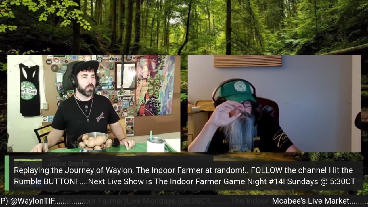 Mcabee's Live Market: Presented by Waylon, The Indoor Farmer. Veteran Popularizing Sustainability