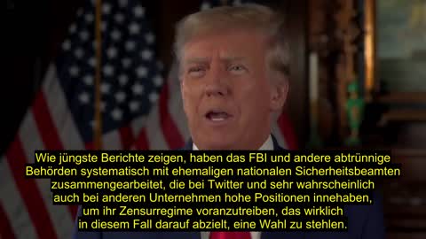 Donald Trump zu den Twitter-Files🗣🐦💾