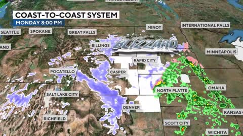 Coast-to-coast winter storm threatens U.S