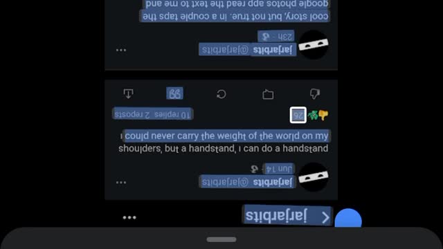 Google Lens Stumped By Upside-down Font When Mixed With More Text