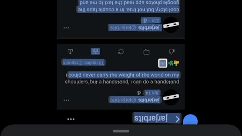 Google Lens Stumped By Upside-down Font When Mixed With More Text