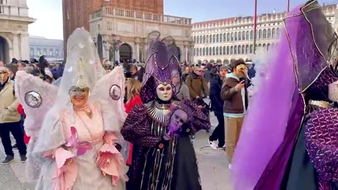 VENICE CARNIVAL 2024 BEST COSTUMES OF VENICE CARNIVAL