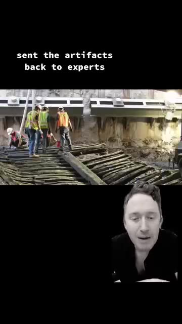 2010 A 1700s SHIP WAS DUG UP BESIDE THE WORLD TRADE CENTER