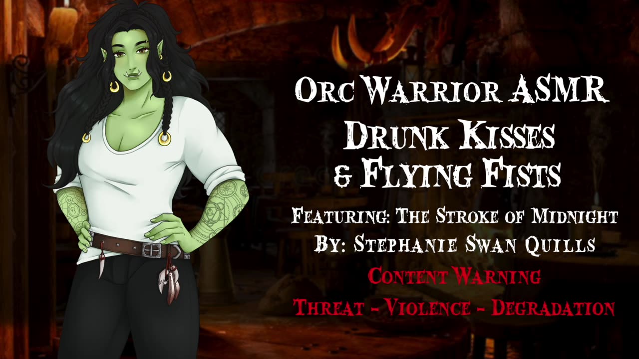 Embraced By Emerald Flames __ Orc Warrior ASMR {Full Story} {F4A} {Romance & Primal Growls}