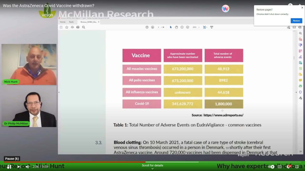 Was the Astra Zeneca Covid Vaccine Withdrawn (Dr. Philip McMillan) 19-07-23