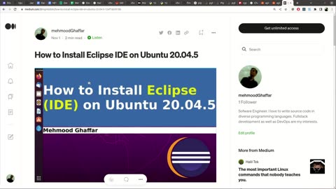 How to install Eclipse IDE on Ubuntu 20.04.5