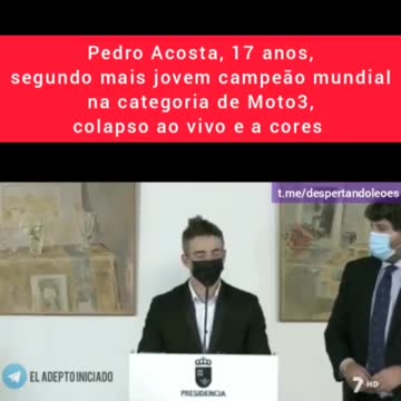 Jovem Campeão de motovelocidade colapsa após vacina
