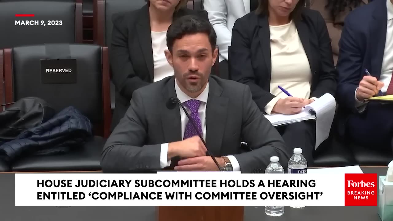 'That Wasn't My Question'- Ben Cline Grills DOJ Official On Providing Documents To Congress