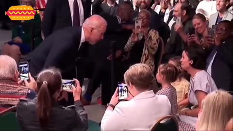 Joe Biden Left Stage to Make Girl Stop Crying