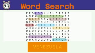 Word Search - Challenge 11/08/2022 - Easy - Random