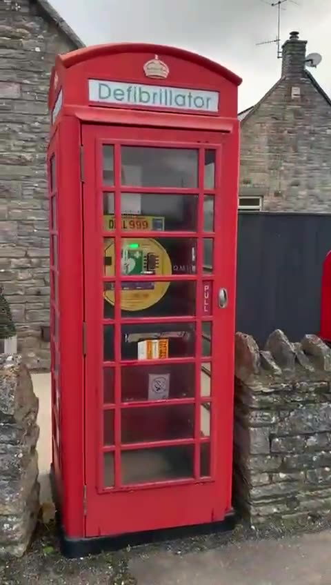 New difibralator stations in England.