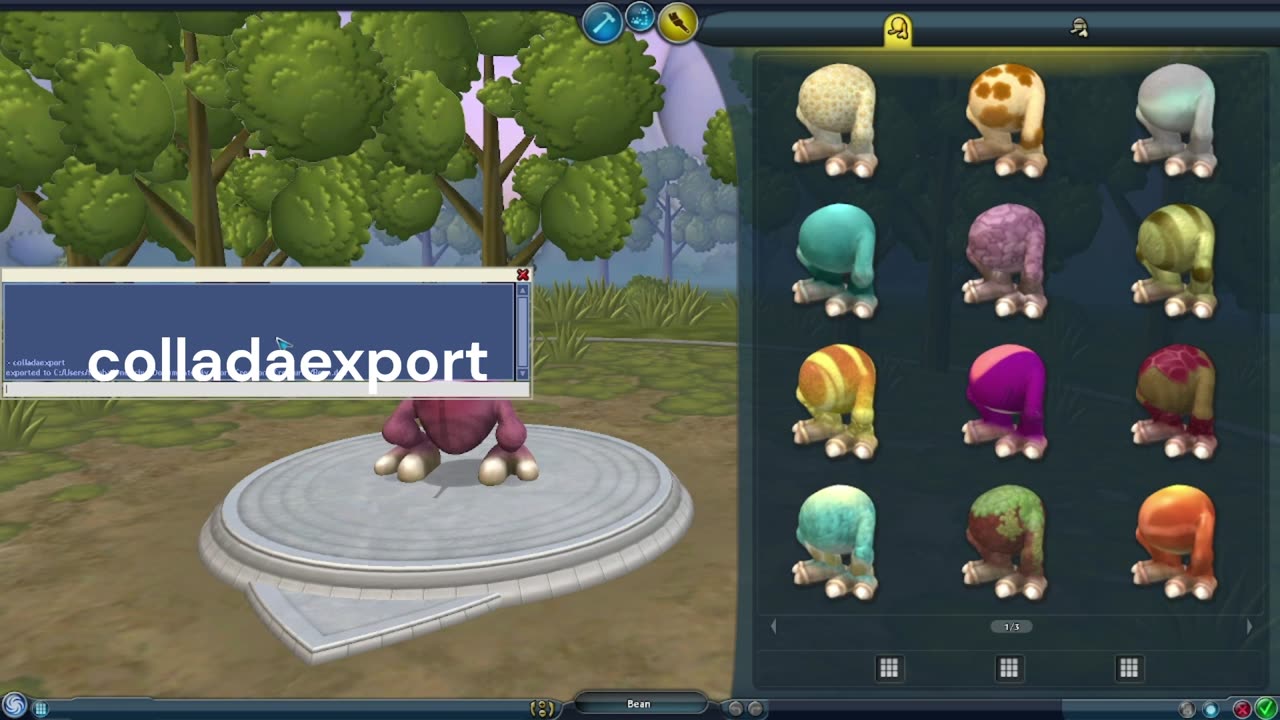 How to 3d print spore creatures