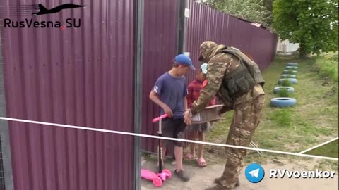 "Brave" group again delivered aid to the areas of the LPR liberated from the Nazis.