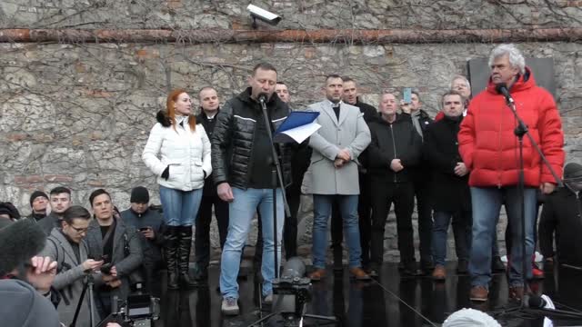 2.2.2022 Bratislava - Protest proti okupačnej zmluve s USA..