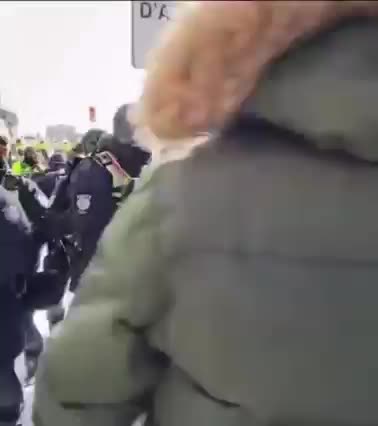 The police are the violent ones