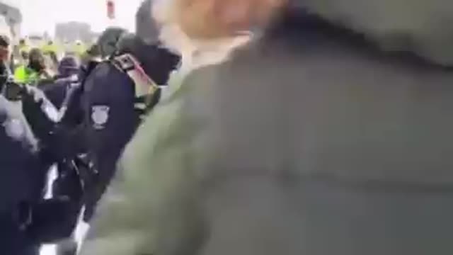 The police are the violent ones