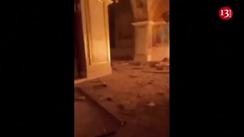 Fire raging inside damaged Odessa cathedral hit by Russian strike