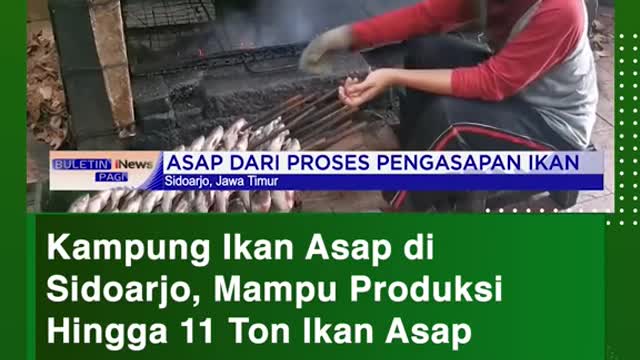 Kampung Ikan Asap DiSidoarjo, Able to Produce Up to 11 Tons of Smoke Fish