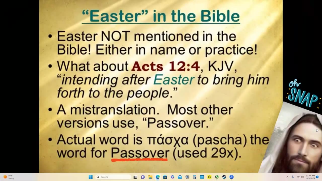 Easter is not biblical but Pagan!!! REPOST