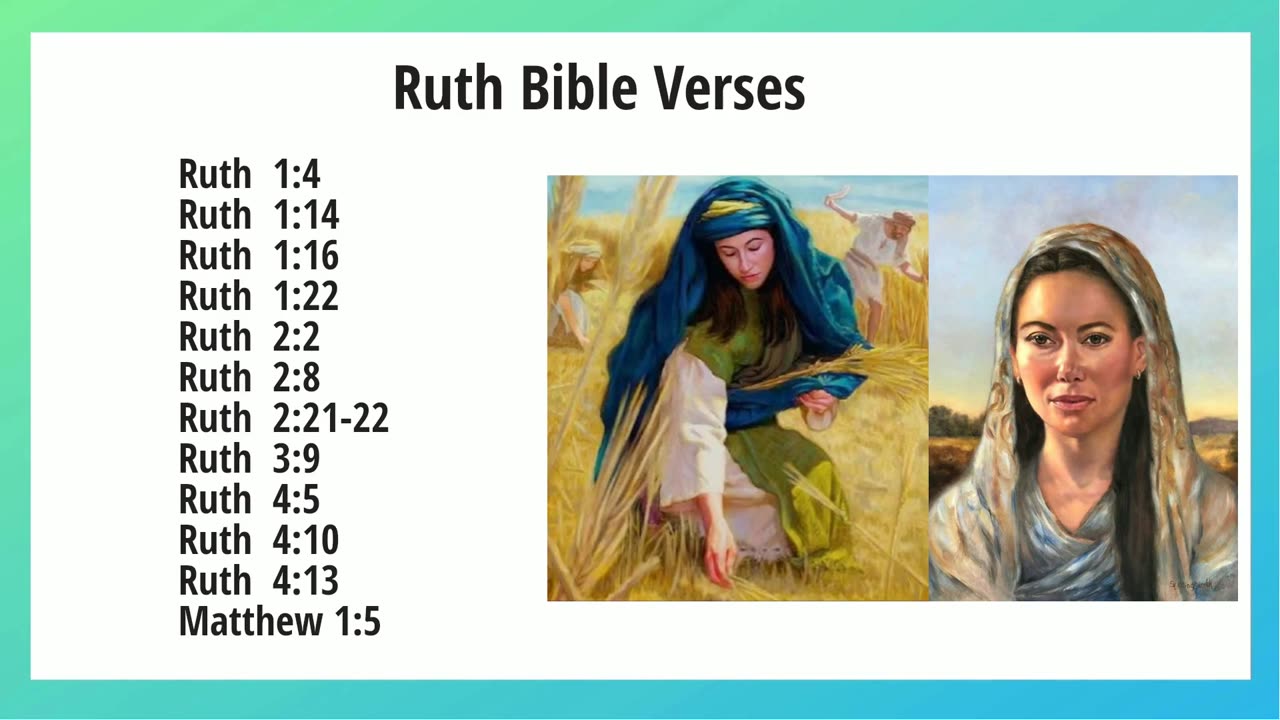 Ruth Bible Verses 📖