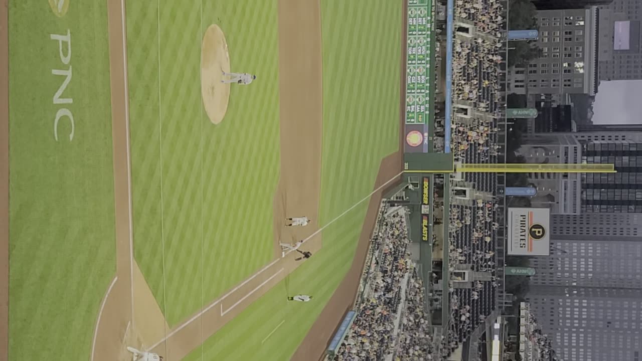 Fireworks at the end of a winning Pittsburgh pirate game