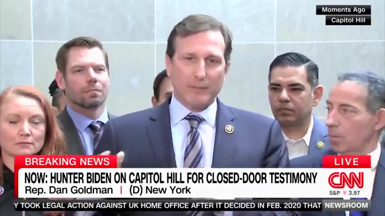 Dem. NY Rep. Dan Goldman delivers remarks on Hunter Biden interview