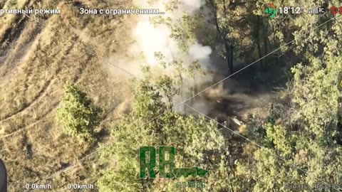 Bombing with FPV drones, footage of destruction of Ukrainian's positions