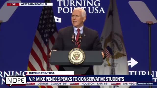 M. Pence*Confirms"Trump Will Win Elections