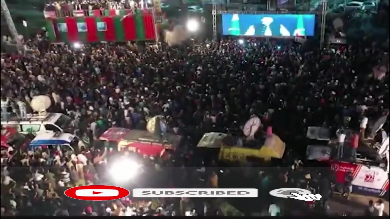 Liberty Chowk Lahore today! #یوم_تشکر PTI