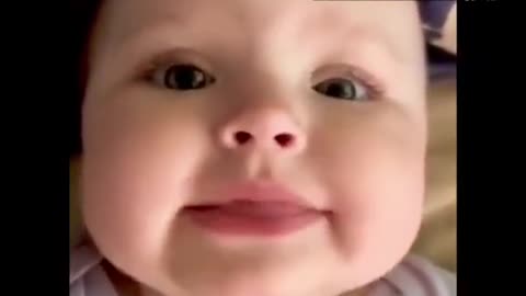 Cute baby singing video