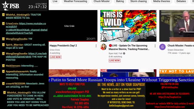 2022-02-21 23:00 EST - Crossing the Matrix: with Chris