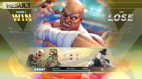 27.Sagat vs Cartel G (Hardest AI) - Street Fighter V