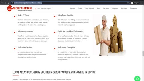 Southern Cargo Packers and Movers - Boisar, Palghar