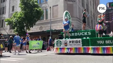 SEATTLE: Group of radical trans-identified teens and young adults march and try to recruit members