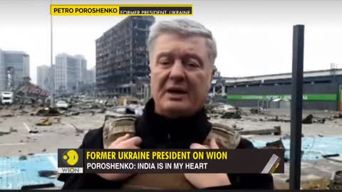 Gravitas _ Petro Poroshenko exclusive_ Artillery fire during WION interview