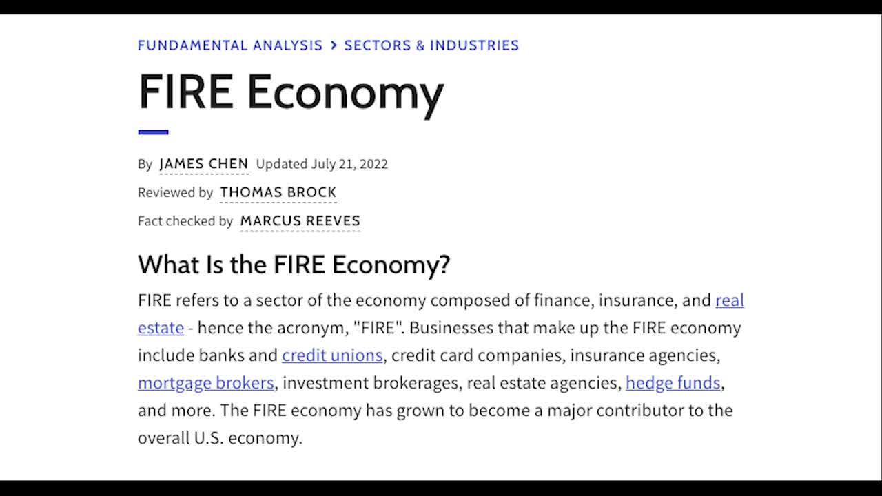 USA FIRE ECONOMY