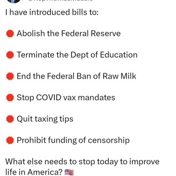 🎯 Make it happen! 🙌 We stand with you #ThomasMassie